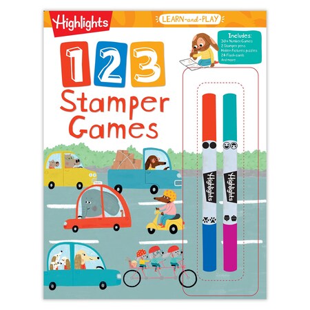 Highlights Learn-and-Play 123 Stamper Games 9781644728314